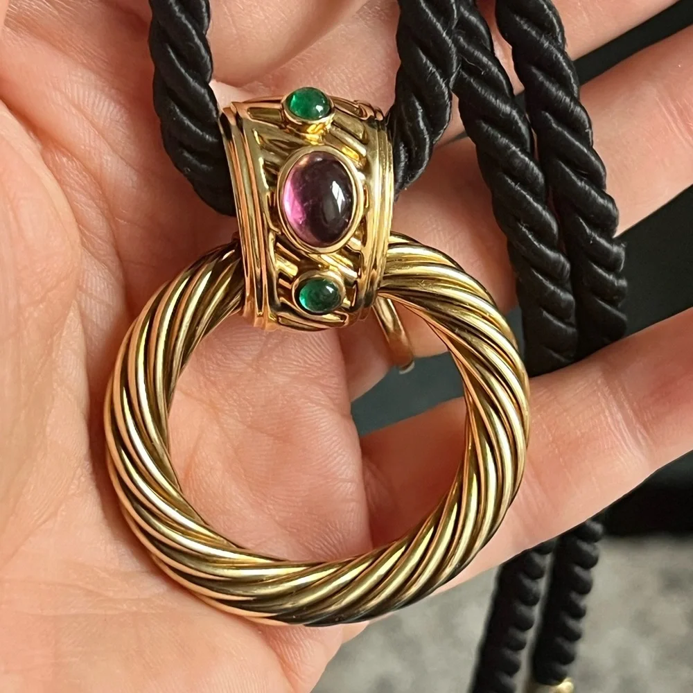 14k gold David Yurman earrings - Picture 3 of 17